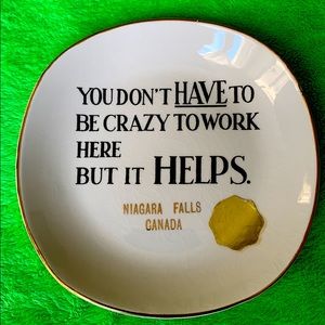 Vintage funny England Prince William plate